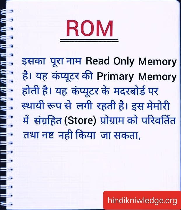 Computer Memory क्या है